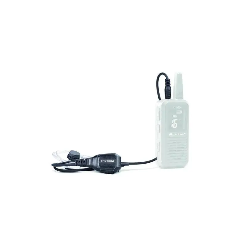 Auricular Ajustable Con Micrófono Para Radio Emisora Midland 777 Pro 1 Auricular Ajustable Con Micrófono Para Radio Emisora Midland 777 Pro