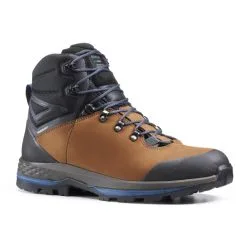 Botas De Montaña Y Trekking Impermeables De Piel Hombre Forclaz Trek100
