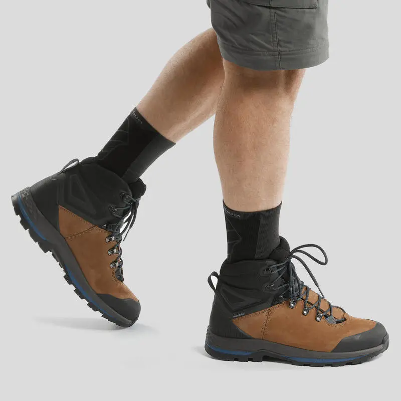 Botas De Montaña Y Trekking Impermeables De Piel Hombre Forclaz Trek100 5 Botas De Montaña Y Trekking Impermeables De Piel Hombre Forclaz Trek100 - Imagen 5