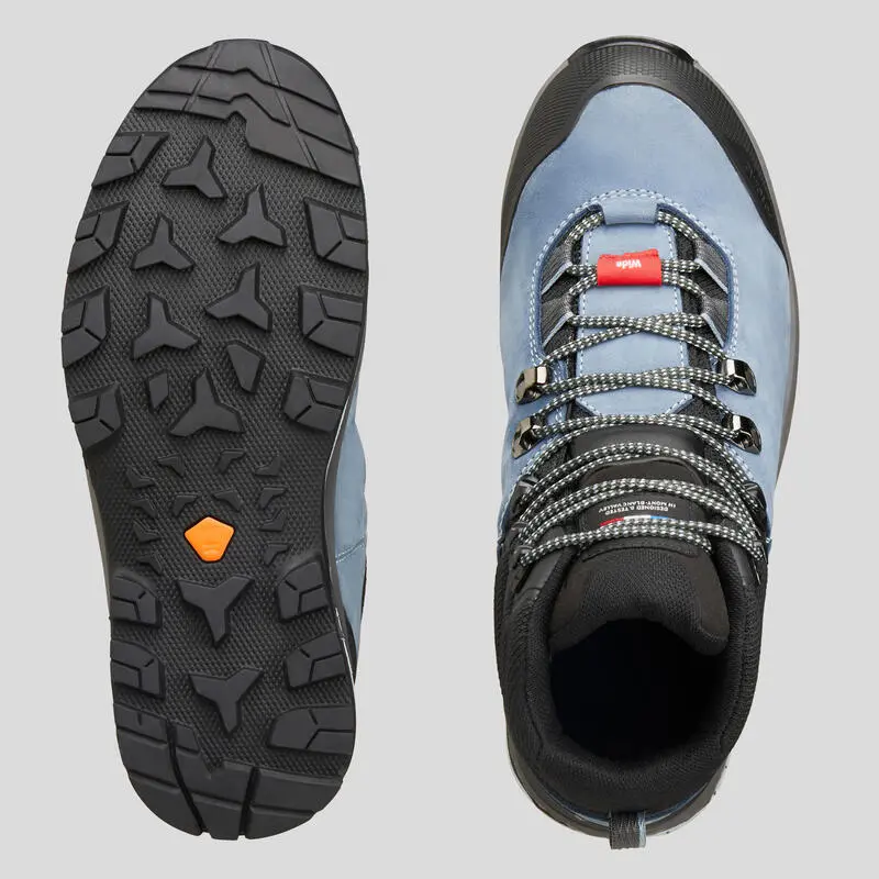 Botas De Montaña Y Trekking Impermeables De Piel Mujer Forclaz Trek 100 2 Botas De Montaña Y Trekking Impermeables De Piel Mujer Forclaz Trek 100 - Imagen 2