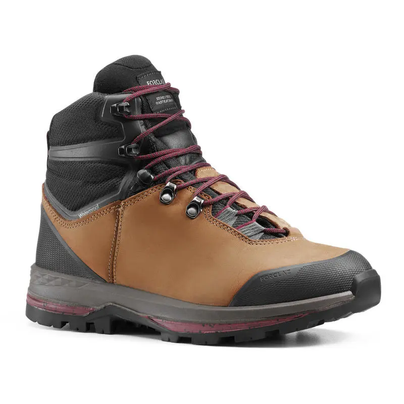 Botas De Montaña Y Trekking Impermeables De Piel Mujer Forclaz Trekk 100 1 Botas De Montaña Y Trekking Impermeables De Piel Mujer Forclaz Trekk 100