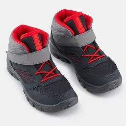Botas De Montaña Y Trekking Niños 24 A 34 Quechua MH100 MID Velcro -ZAS Ventas botas de montaa y trekking nios 24 a 34 quechua mh100 mid velcro 3