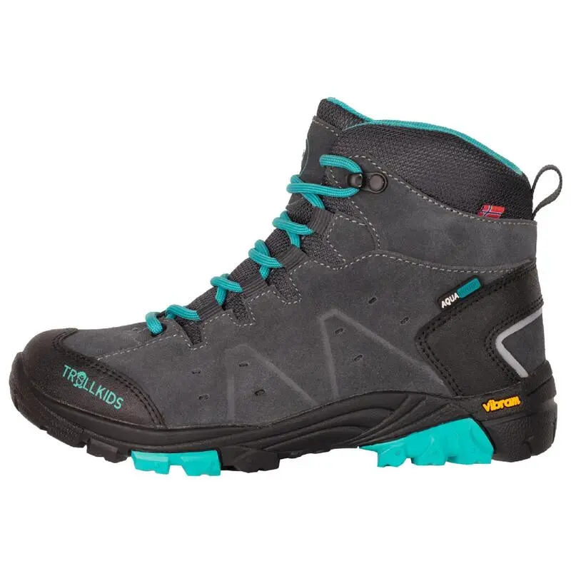 TROLLKIDS BOTAS DE SENDERISMO IMPERMEABLES NIÑA - TROLLSTEINEN HIKER MID GRIS/AZUL 2 TROLLKIDS BOTAS DE SENDERISMO IMPERMEABLES NIÑA - TROLLSTEINEN HIKER MID GRIS/AZUL - Imagen 2