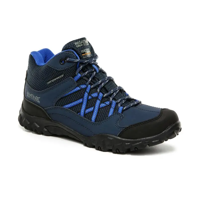 Regatta Botas Edgepoint Con Cordones Para Niños/Niñas Azul Espacio Intenso, Azul 1 Regatta Botas Edgepoint Con Cordones Para Niños/Niñas Azul Espacio Intenso, Azul