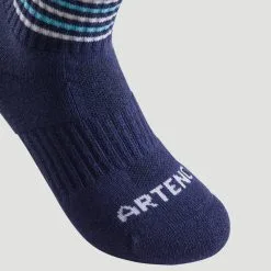 Calcetines Altos De Tenis Niños Pack De 3 Artengo RS 500 Marino Negro Blanco -ZAS Ventas calcetines altos de tenis nios pack de 3 artengo rs 500 marino negro blanco 2