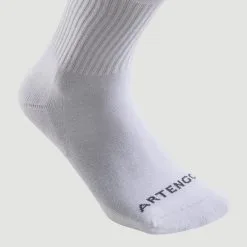 Calcetines Altos De Tenis Pack De 3 Artengo RS 100 Blanco -ZAS Ventas calcetines altos de tenis pack de 3 artengo rs 100 blanco 4