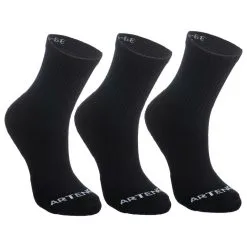 Calcetines Altos De Tenis Pack De 3 Artengo RS 100 Blanco -ZAS Ventas calcetines altos de tenis pack de 3 artengo rs 100 negro