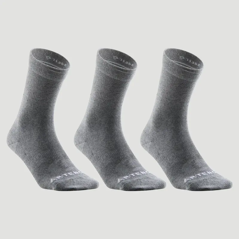 Artengo CALCETINES LARGOS DE DEPORTE RS 160 NEGRO LOTE DE 3 PARES 6 Artengo CALCETINES LARGOS DE DEPORTE RS 160 NEGRO LOTE DE 3 PARES - Imagen 6