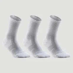 Calcetines Altos De Tenis Pack De 3 Artengo RS 500 Negro -ZAS Ventas calcetines altos de tenis pack de 3 artengo rs 500 blanco