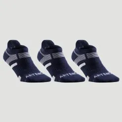 Artengo CALCETINES CORTOS DE TENIS RS 560 BLANCO NEGRO LOTE DE 3 PARES -ZAS Ventas calcetines cortos de deporte artengo rs 560 marino blanco lote de 3 pares