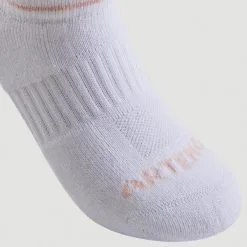 Calcetines Cortos De Tenis Niños Pack De 3 Artengo RS 500 Beige Blanco -ZAS Ventas calcetines cortos de tenis nios pack de 3 artengo rs 500 beige blanco 3