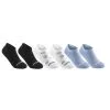 Calcetines Cortos De Tenis Niños Pack De 6 Artengo RS 160 Negro Blanco Azul
