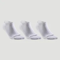 Calcetines Cortos De Tenis Pack De 3 Artengo Rs 100 Blanco