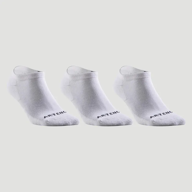Calcetines Cortos De Tenis Pack De 3 Artengo Rs 100 Blanco 1 Calcetines Cortos De Tenis Pack De 3 Artengo Rs 100 Blanco