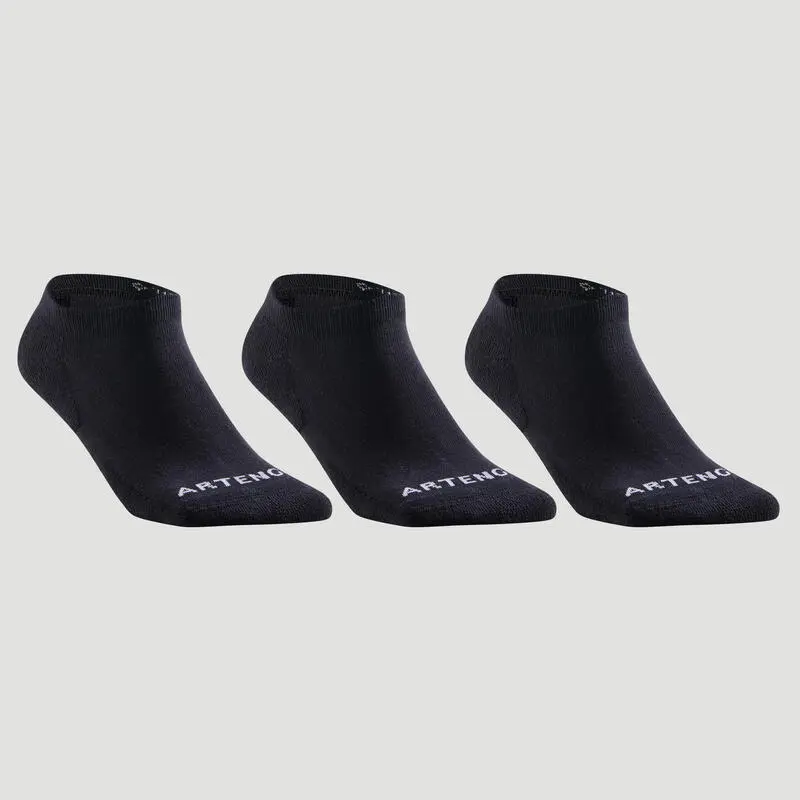 Calcetines Cortos De Tenis Pack De 3 Artengo Rs 100 Blanco 6 Calcetines Cortos De Tenis Pack De 3 Artengo Rs 100 Blanco - Imagen 6