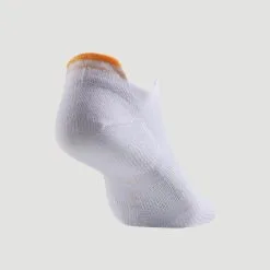 Calcetines Cortos De Tenis Pack De 3 Artengo RS 160 Blanco Naranja -ZAS Ventas calcetines cortos de tenis pack de 3 artengo rs 160 blanco naranja 4