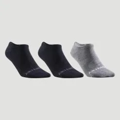 Calcetines Cortos De Tenis Pack De 3 Artengo RS 160 Blanco Azul Marino 11 Calcetines Cortos De Tenis Pack De 3 Artengo RS 160 Blanco Azul Marino -ZAS Ventas calcetines cortos de tenis pack de 3 artengo rs 160 negro gris