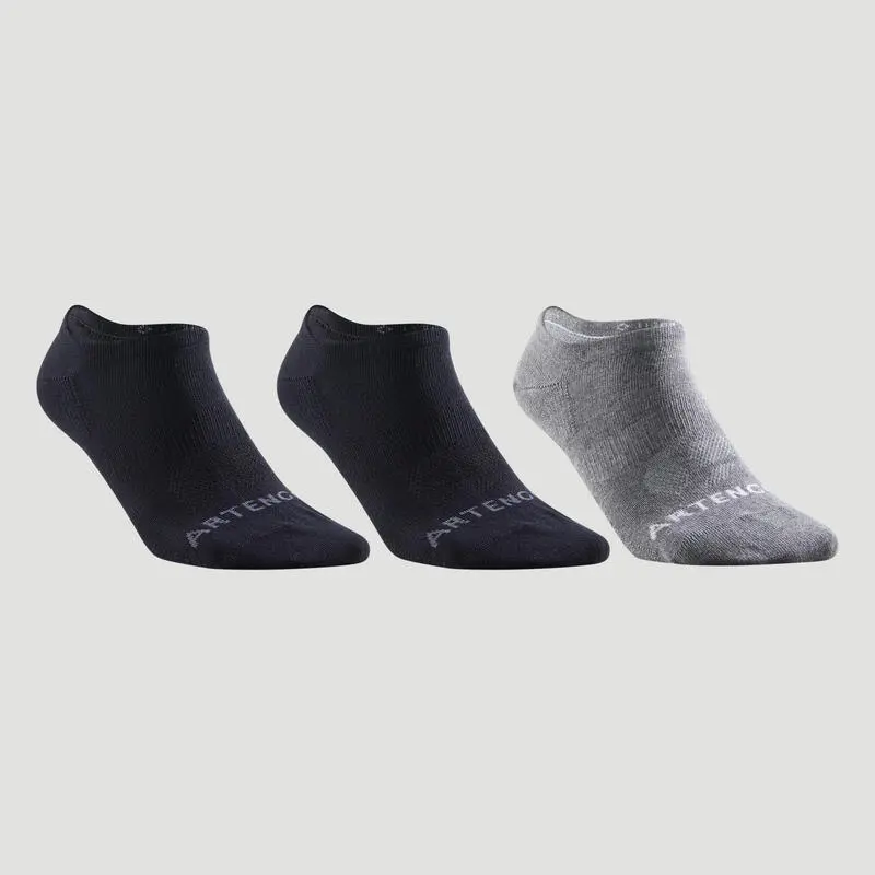 Calcetines Cortos De Tenis Pack De 3 Artengo RS 160 Blanco Azul Marino 6 Calcetines Cortos De Tenis Pack De 3 Artengo RS 160 Blanco Azul Marino - Imagen 6