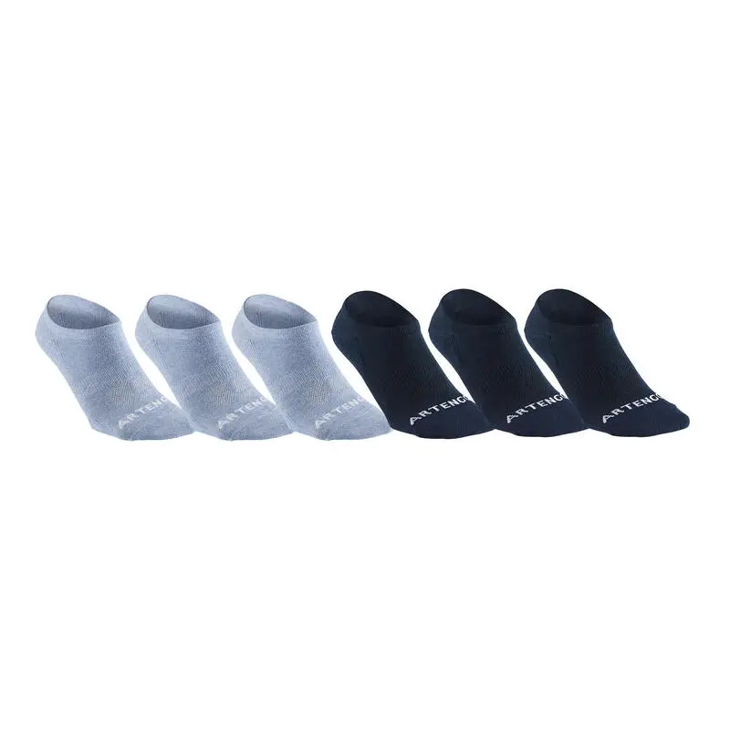 Calcetines Cortos De Tenis Pack De 6 Artengo RS 160 Gris Blanco 5 Calcetines Cortos De Tenis Pack De 6 Artengo RS 160 Gris Blanco - Imagen 5