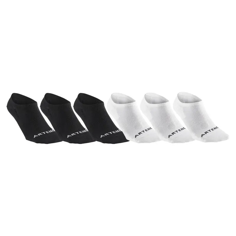 Calcetines Cortos De Tenis Pack De 6 Artengo RS 160 Gris Blanco 6 Calcetines Cortos De Tenis Pack De 6 Artengo RS 160 Gris Blanco - Imagen 6