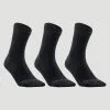 Artengo CALCETINES LARGOS DE DEPORTE RS 160 NEGRO LOTE DE 3 PARES