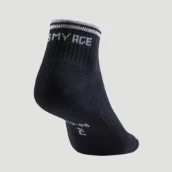 Calcetines Media Caña De Tenis Pack De 3 Artengo RS 500 Negro Blanco Rayas -ZAS Ventas calcetines media caa de tenis pack de 3 artengo rs 500 negro blanco rayas 4