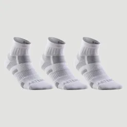 Calcetines Media Caña De Tenis Pack De 3 Artengo RS 560 Negro Naranja -ZAS Ventas calcetines media caa de tenis pack de 3 artengo rs 560 blanco gris