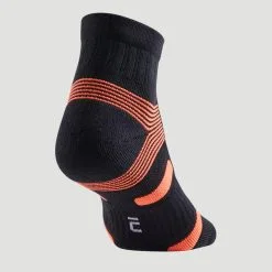 Calcetines Media Caña De Tenis Pack De 3 Artengo RS 560 Negro Naranja -ZAS Ventas calcetines media caa de tenis pack de 3 artengo rs 560 negro naranja 3