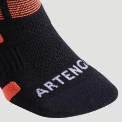 Calcetines Media Caña De Tenis Pack De 3 Artengo RS 560 Negro Naranja -ZAS Ventas calcetines media caa de tenis pack de 3 artengo rs 560 negro naranja 4