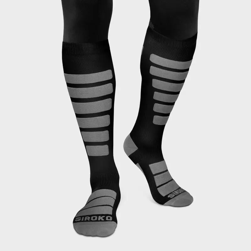 Siroko Calcetines Para Snowboard/esquí Aoraki Black 1 Siroko Calcetines Para Snowboard/esquí Aoraki Black