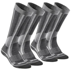 Calcetines Térmicos De Montaña Y Nieve Anti-rozaduras 2 Pares Quechua SH520
