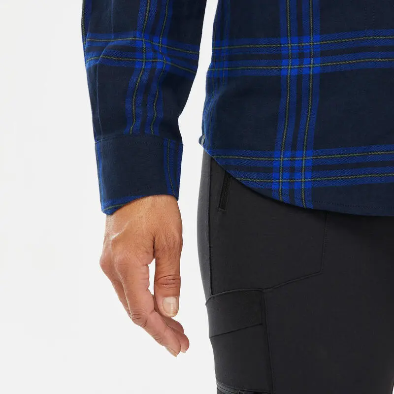 Camisa De Cuadros De Montaña Y Trekking Manga Larga Mujer Forclaz Travel 100 5 Camisa De Cuadros De Montaña Y Trekking Manga Larga Mujer Forclaz Travel 100 - Imagen 5