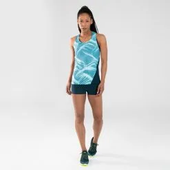 Kalenji Camiseta Atletismo Mujer Azul Menta Pastel