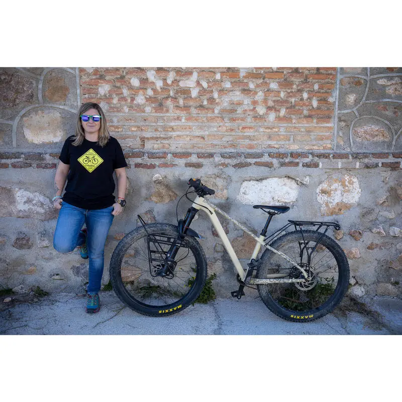 Columbus Outdoor Camiseta De Algodón Columbus Bikepackers De Manga Corta Negra 3 Columbus Outdoor Camiseta De Algodón Columbus Bikepackers De Manga Corta Negra - Imagen 3