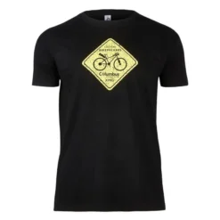 Columbus Outdoor Camiseta De Algodón Columbus Bikepackers De Manga Corta Negra