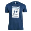 Columbus Outdoor Camiseta De Algodón Columbus Hikers De Manga Corta Azul