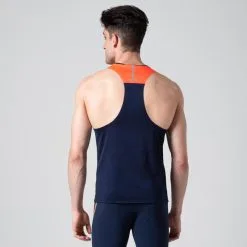 Kalenji CAMISETA DE ATLETISMO HOMBRE AZUL Y NARANJA -ZAS Ventas camiseta de atletismo hombre azul y naranja 2