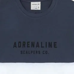 Camiseta De Manga Corta De Hombre Scalpers ADN BLOCK TEE Azul Marino De Algodón -ZAS Ventas camiseta de manga corta de hombre scalpers adn block tee azul marino de algodon 2