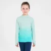 CAMISETA DE MANGA LARGA RUNNING NIÑA - KIPRUN SKINCARE TURQUESA