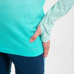CAMISETA DE MANGA LARGA RUNNING NIÑA - KIPRUN SKINCARE TURQUESA -ZAS Ventas camiseta de manga larga running nia kiprun skincare turquesa 4