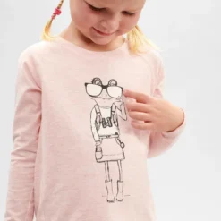 Camiseta De Montaña Trekking Protección Solar Niños 2-6 Años Quechua MH150 Rosa -ZAS Ventas camiseta de montaa trekking proteccion solar nios 2 6 aos quechua mh150 rosa 2