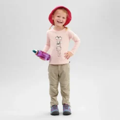 Camiseta De Montaña Trekking Protección Solar Niños 2-6 Años Quechua MH150 Rosa -ZAS Ventas camiseta de montaa trekking proteccion solar nios 2 6 aos quechua mh150 rosa 3
