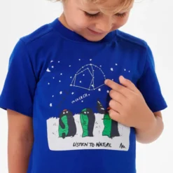 Camiseta De Montaña Y Trekking Manga Corta Niños 2-6 Años Quechua MH100 -ZAS Ventas camiseta de montaa y trekking manga corta nios 2 6 aos quechua mh100 3