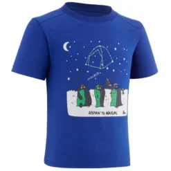 Camiseta De Montaña Y Trekking Manga Corta Niños 2-6 Años Quechua MH100 -ZAS Ventas camiseta de montaa y trekking manga corta nios 2 6 aos quechua mh100 4