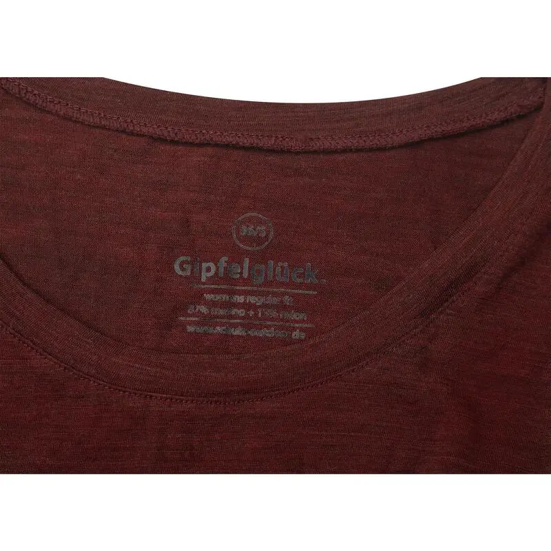 GIPFELGLÜCK Camiseta De Mujer Anna Senderismo/exterior/tremetismo, Con Lana Merina 4 GIPFELGLÜCK Camiseta De Mujer Anna Senderismo/exterior/tremetismo, Con Lana Merina - Imagen 4