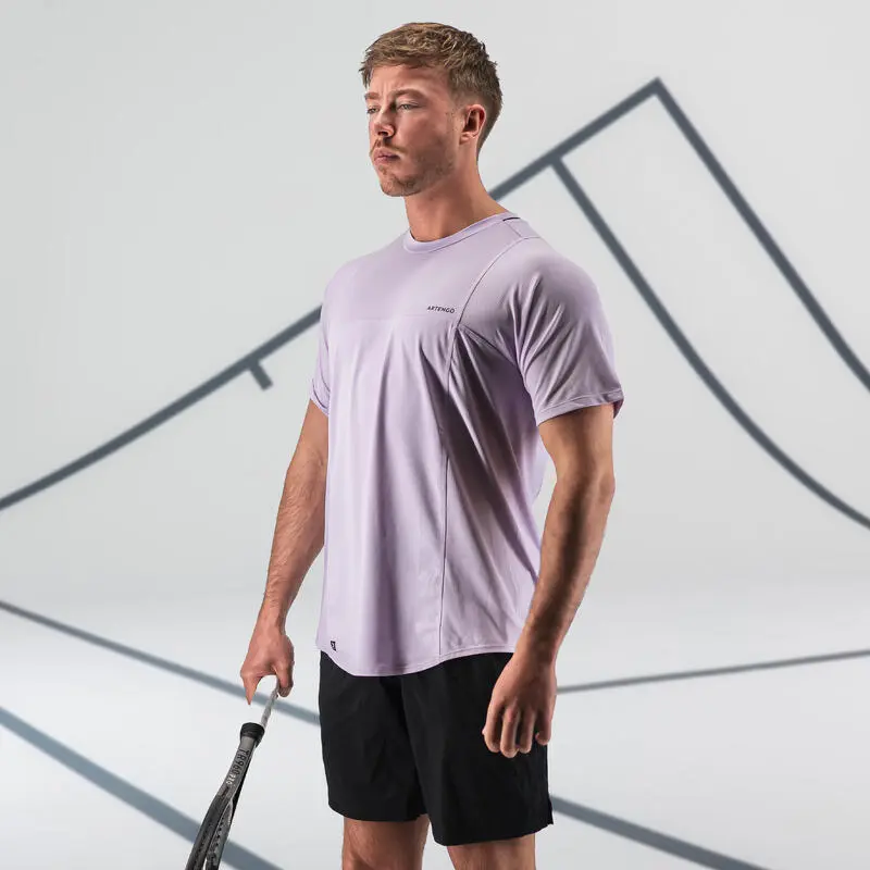 Camiseta De Tenis Manga Corta Hombre Artengo TTS Dry RN Caqui 6 Camiseta De Tenis Manga Corta Hombre Artengo TTS Dry RN Caqui - Imagen 6