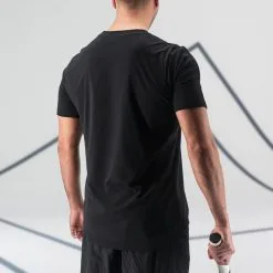 Camiseta De Tenis Manga Corta Hombre Artengo TTS Soft Negro Lila Gaël Monfils -ZAS Ventas camiseta de tenis manga corta hombre artengo tts soft negro lila gael monfils 2