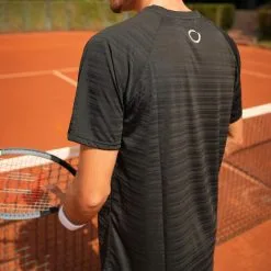 Camiseta De Tenis Manga Corta Hombre Infinite Athletic Pro Edition Negra -ZAS Ventas camiseta de tenis manga corta hombre infinite athletic pro edition negra 2