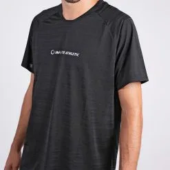 Camiseta De Tenis Manga Corta Hombre Infinite Athletic Pro Edition Negra
