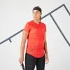 Camiseta De Tenis Manga Corta Mujer Artengo Light 990 Naranja